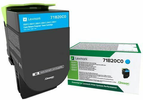 Lexmark SMB Cartridge Return CS|CX 317|417|517 cyan 2,3K