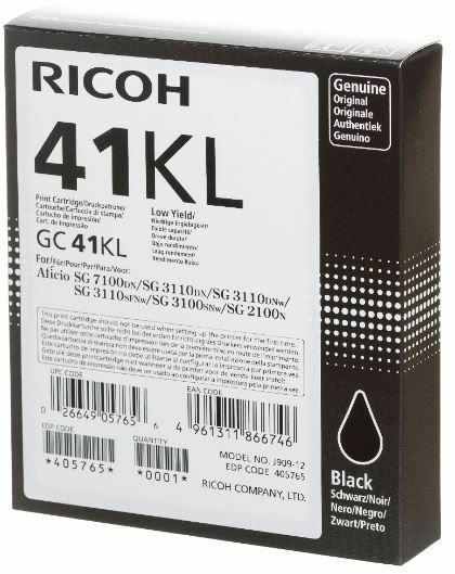 Ricoh Tinte (Gel) black 600 Seiten