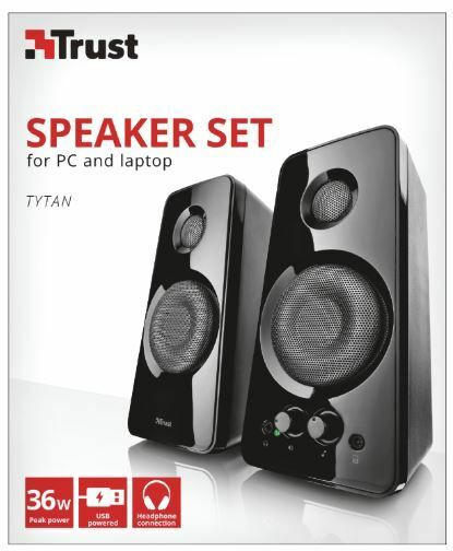 Trust TYTAN 2.0 Speaker Set black