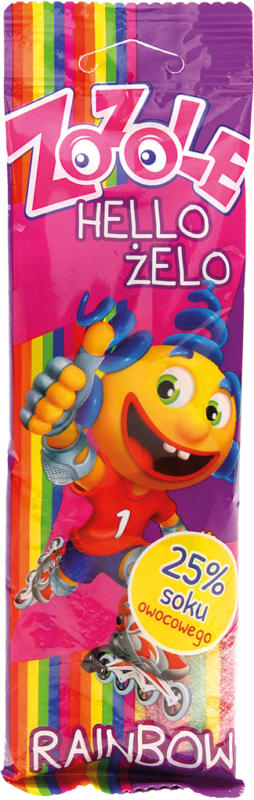 Supersaure Regenbogen-Gummibonbons.