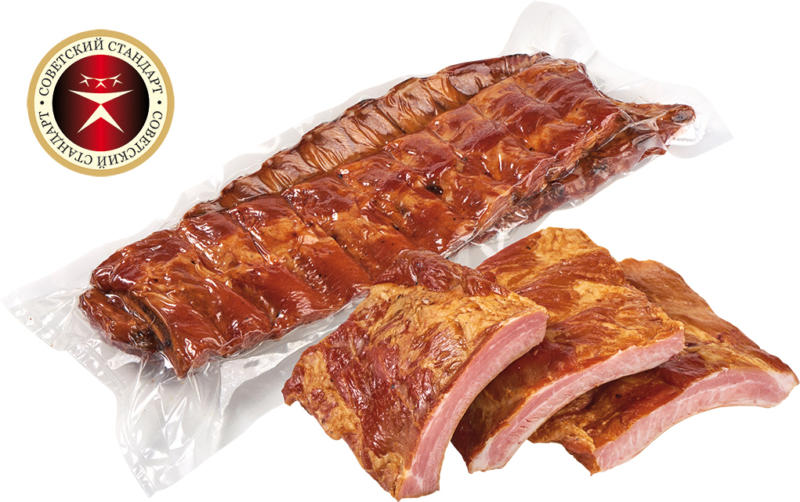 Geräucherte Schweinerippen