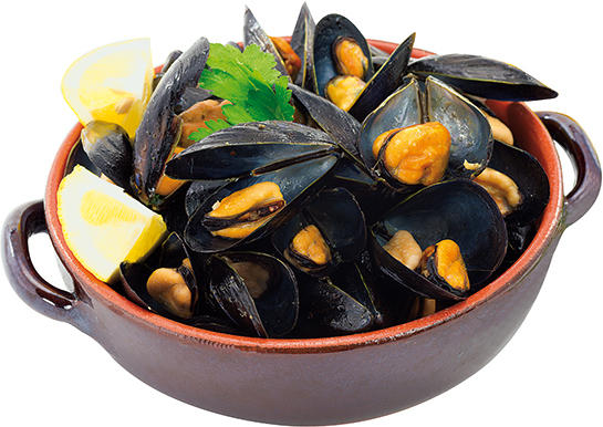 Miesmuscheln (MYTILUS GALLOPROVINCIALIS), frisch