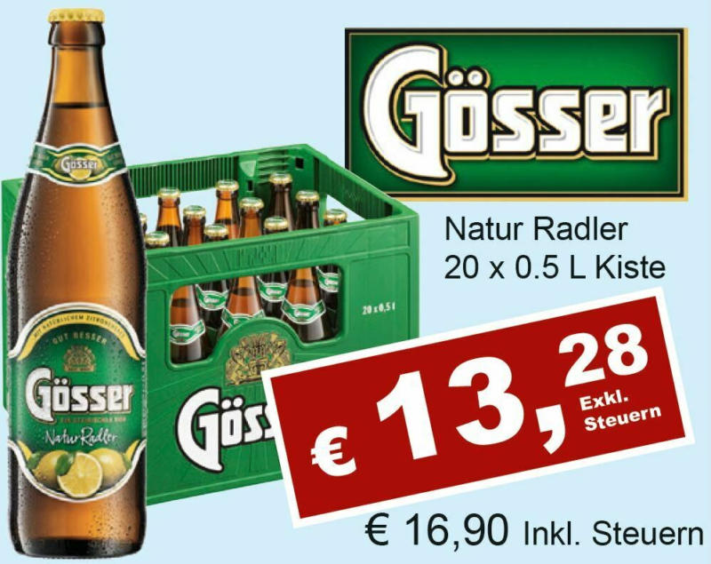 Gösser Natur Radler 20x 0,5l