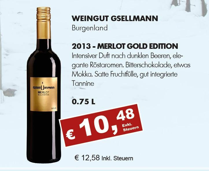 2013 Merlot Gold Edition