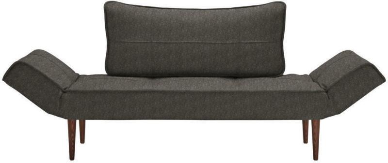 Schlafsofa in Textil Dunkelgrün