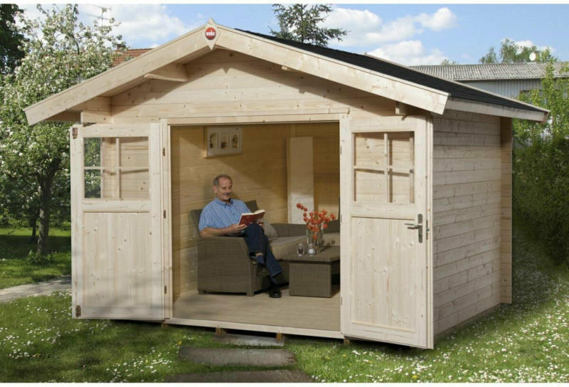 Gartenhaus „Premium“ 28 mm, 300x380x262 cm 300x380x262 cm