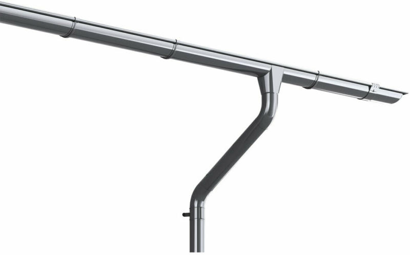 Dachrinnenset 2 x 4,5 m, verzinkt
