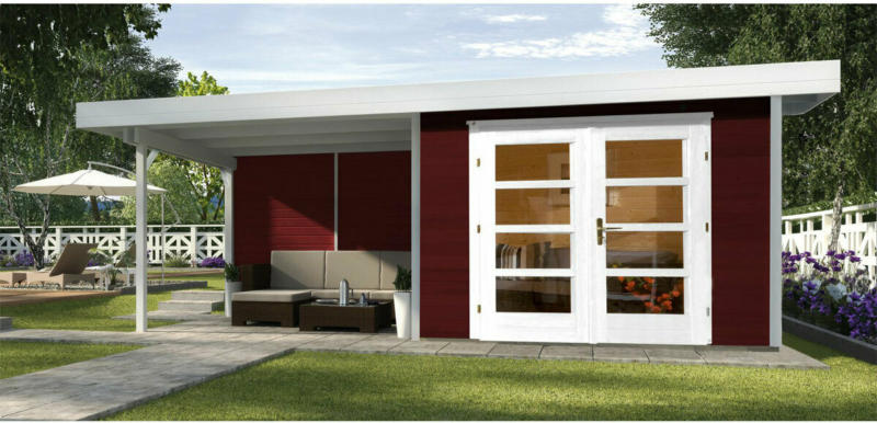 Designhaus „126 B“ Gr.2, schwedenrot