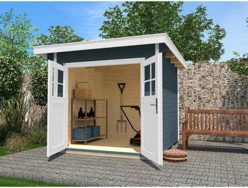 Gartenhaus „179“ Gr.3, grau