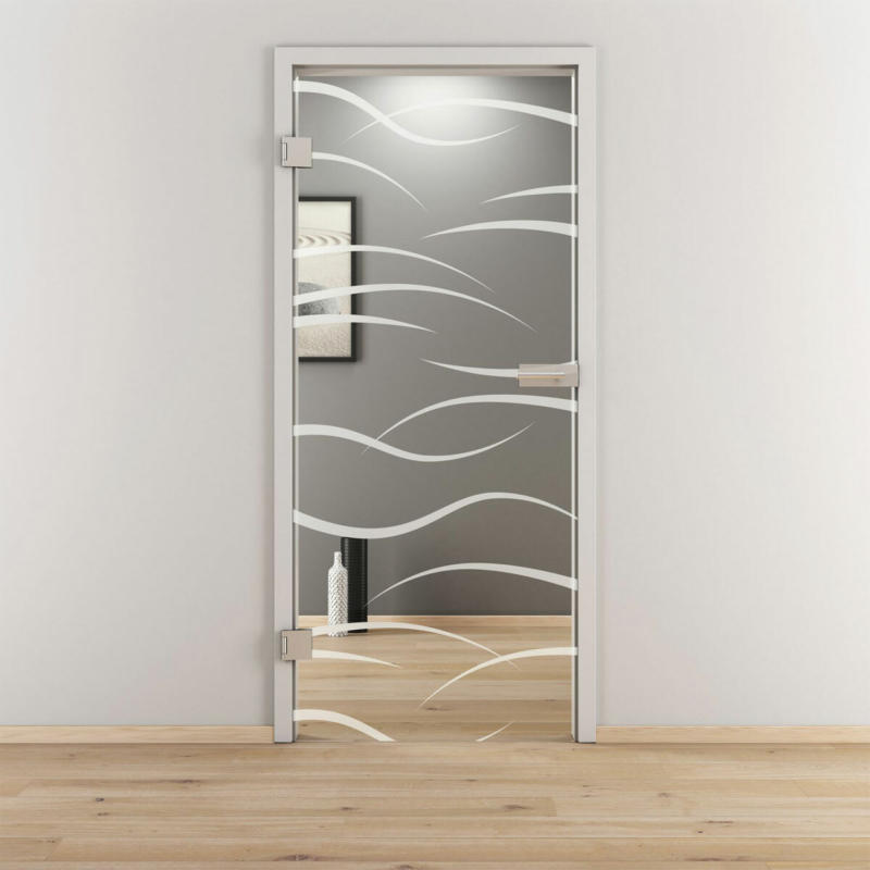 Glasdrehtür „NOVA 540“, klar, 70,9x197,2 cm, Links 70,9 cm | links