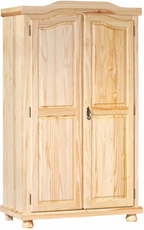 Bauernschrank „Genf“, farblos, 2-trg., 104x180x56 cm Kein FSC Holz