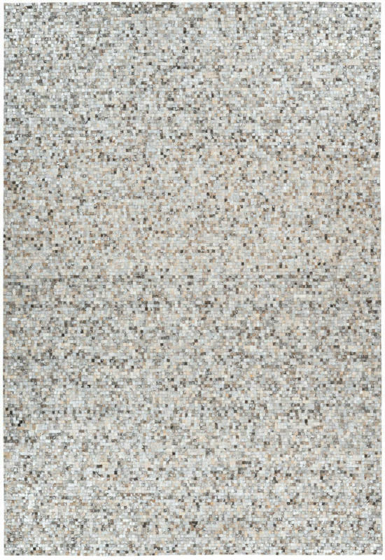 Lederteppich „Finish 100“, grau/silber 200x290 cm
