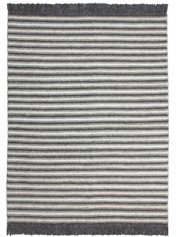 Fransenteppich „Natura 310“, natural/anthrazit 200x290 cm