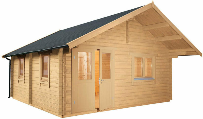 Gartenhaus „Lappland 70-C XL“, mit Schlafboden