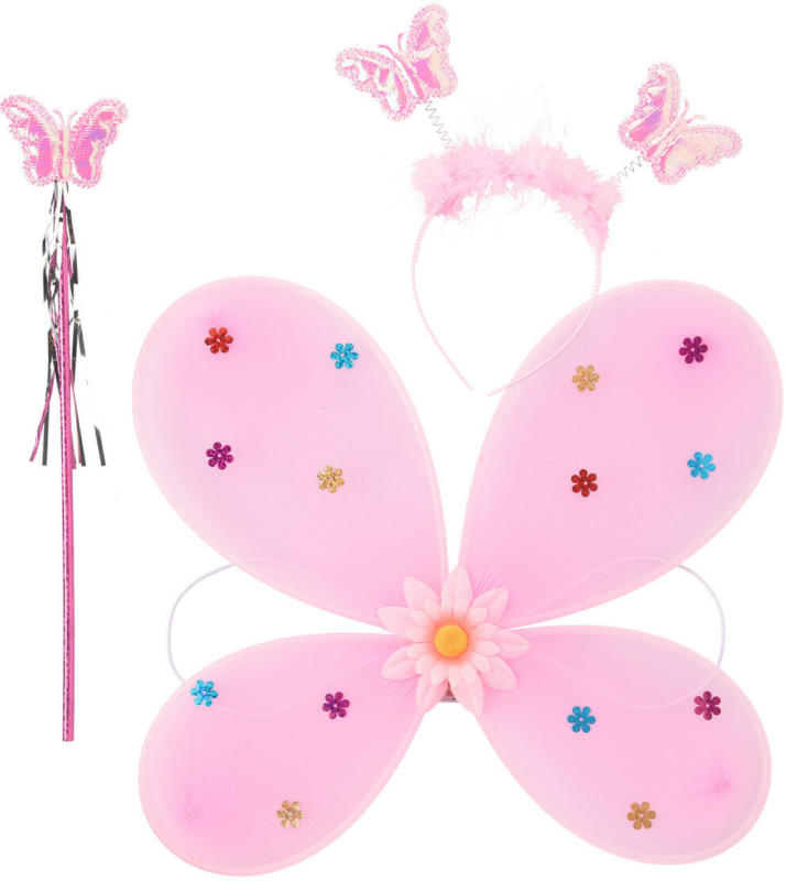Karneval Schmetterling-Set mit LEDs (Nur online)