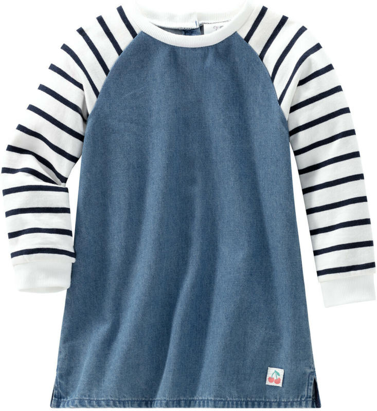 Baby Jeanskleid mit Raglanärmeln (Nur online)
