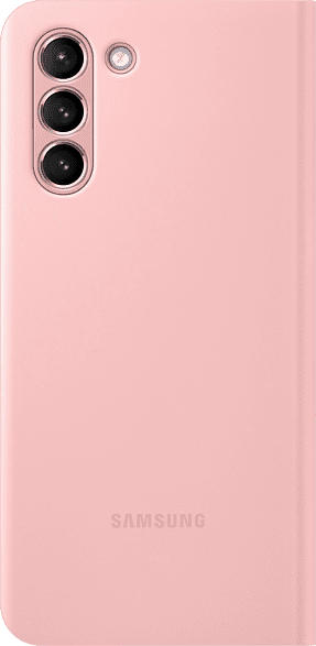 SAMSUNG EF-NG991 , Bookcover, Samsung, Galaxy S21 5G, Polycarbonat, Polyurethan, Thermoplastisches Polyurethan, Pink