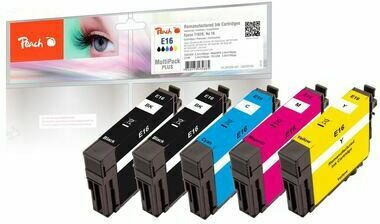 Peach Spar Pack Plus Tintenpatronen, kompatibel zu Epson No. 16