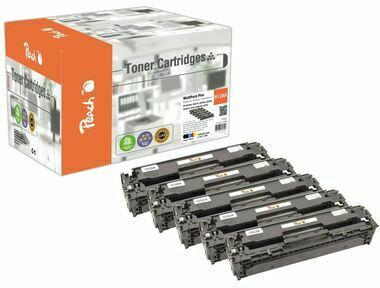Peach Spar Pack Plus Tonermodule kompatibel zu HP No. 128A