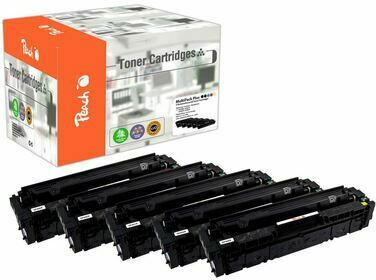 Peach Spar Pack Plus Tonermodule kompatibel zu HP No. 201X, CF400X*2, CF401X, CF403X, CF402X