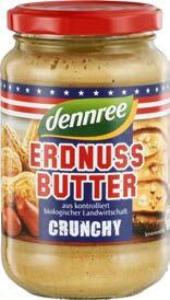 dennree Bio-Erdnussbutter
