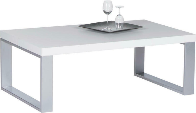 Couchtisch in Metall, Holzwerkstoff 115/70/43 cm