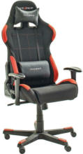 Möbelix Gaming Stuhl Dxracer 1 Mit Rückenkissen, Schwarz/Rot