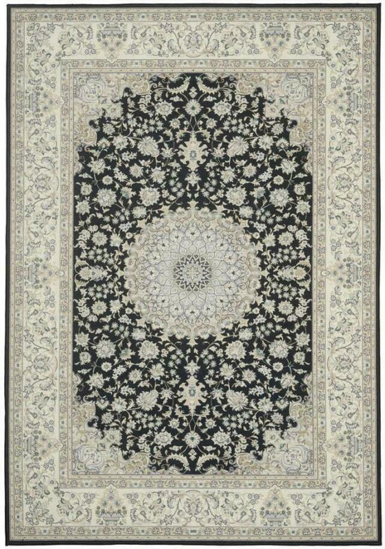 Orientalischer Webteppich Schwarz Nicoletta 120x170 cm