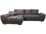 Ecksofa VIOLET Stoff grau anthrazit