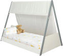 Bett TENDA 90x200cm grau