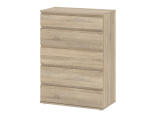 Commode NOVA 5 tiroirs sonoma