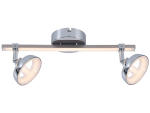2 Spots LED NEW Ø37cm 10W argenté
