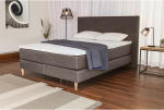 Boxspringbett BICO AROSA 200x200cm anthrazit