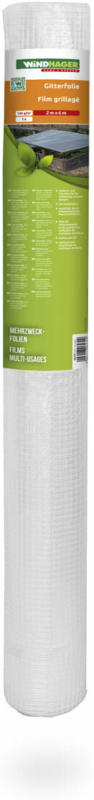 Gitterfolie 6x2 m, transparent