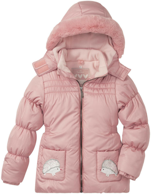 Mädchen Winterjacke mit Igel-Applikation (Nur online)
