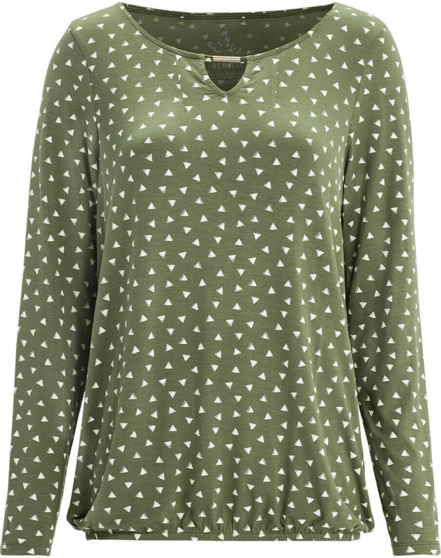 Damen Langarmshirt mit Zierelement (Nur online)
