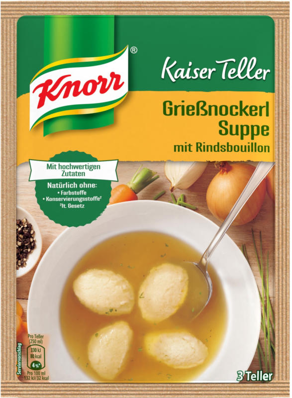 Knorr Kaiser Teller Suppen