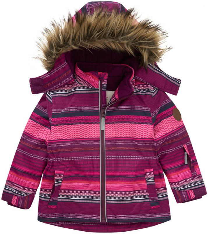 Mädchen Schneejacke mit Norwegermuster