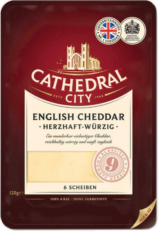 Cathedral City Cheddar Scheiben 9 Mon.