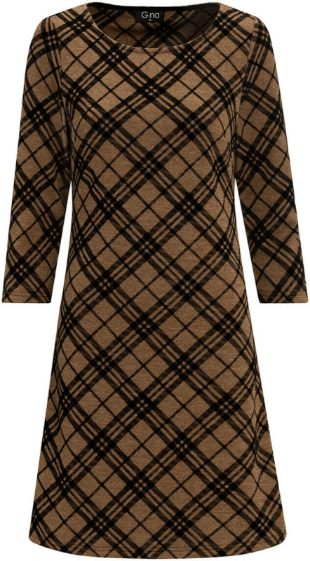 Damen Kleid mit Karomuster (Nur online)