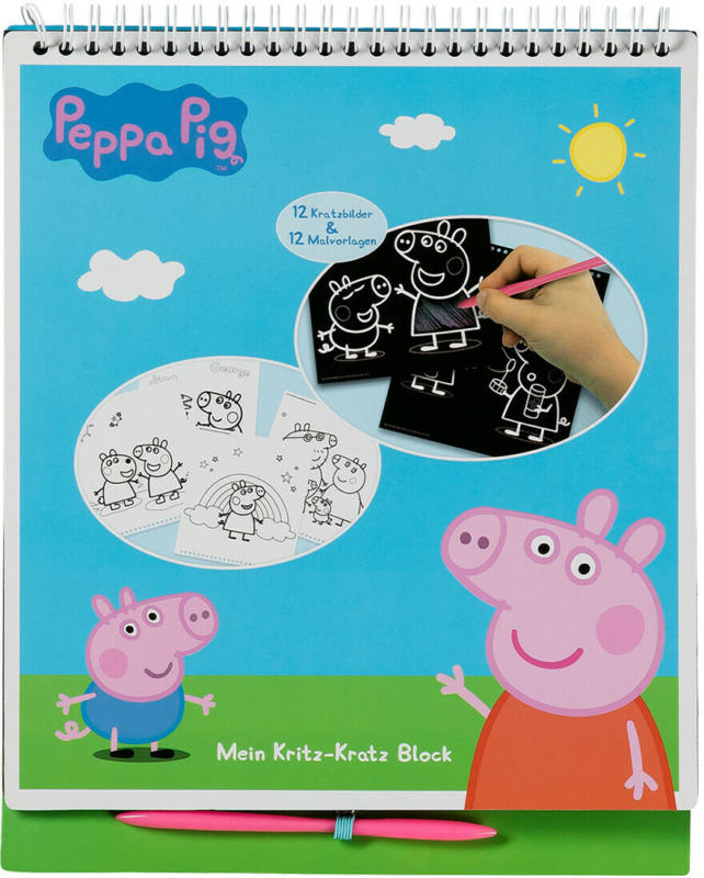 Mein Kritz-Kratz Block von Peppa Pig (Nur online)