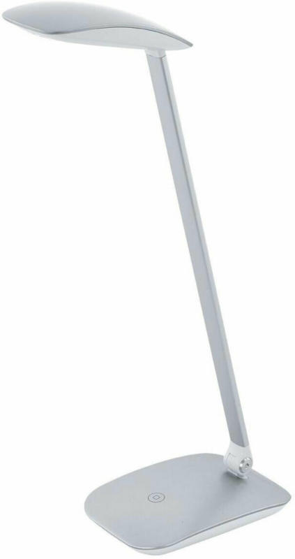 LED-Tischleuchte „Cajero“ mit Touch & USB, silber