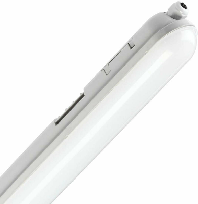 LED-Langfeldleuchte „Aqualux 60“, ohne Sensor, 60x7,6x6,7cm, weiß ohne Sensor | 60x7,6x6,7 cm