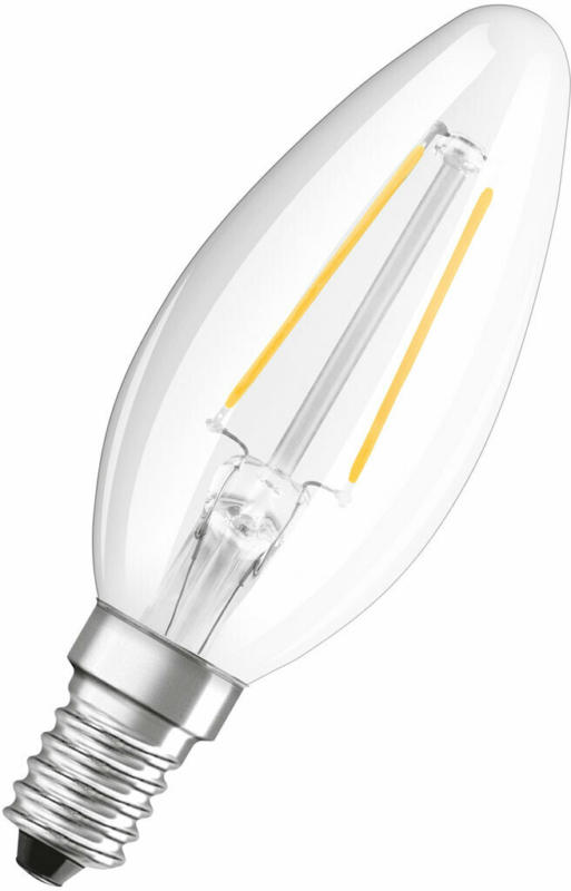 LED-Leuchtmittel, E14, kaltweiß, 25W, klar