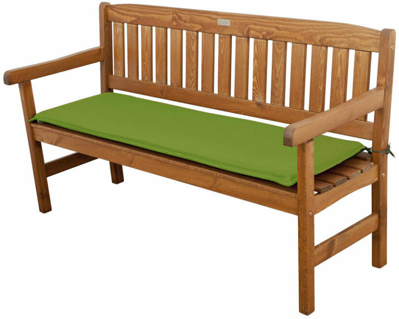 Bankauflage 120x45x4 cm, 2er-Set, fresh green