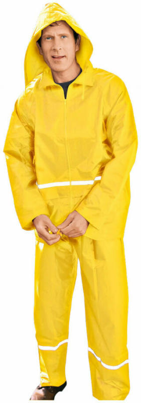 Regenjacke, mit Reflexstreifen, gelb, Gr.62/64 62/64