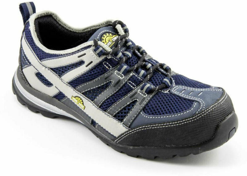 Sport Sicherheitssandale, S1P, grau-navy, Gr. 44