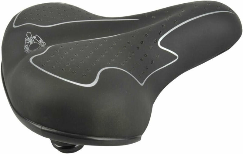 Sattel „Touren/City Gel“, Elastomer, schwarz
