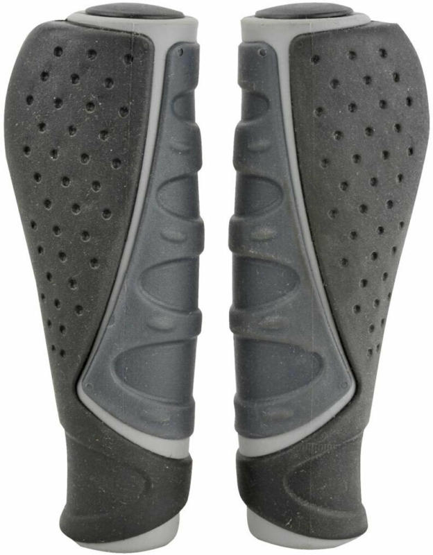 Lenker-Griff „Trio“, ergonomisch, schwarz, 2 Stück