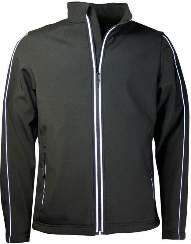 Softshell Jacke „Luke“, schwarz, Gr.